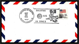 66933 Motopex Dearborn Salutes Us In Space 22/10/1983 USA Espace Lettre Cover - Etats-Unis