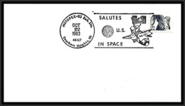 66934 Animal Moufflon Motopex Dearborn Salutes Us In Space 22/10/1983 USA Espace Space Lettre Cover - Etats-Unis