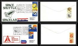 67025 Lisda 81 16/10/1981 USA Espace Us Space Achuevement Hempstead Lot 4 Lettre Cover - United States