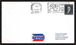66905 Thomas Paine 25th Nasa Snniversary Huntsville 30/11/1983 USA Espace Space Lettre Cover - Etats-Unis