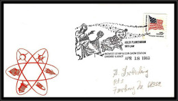 66816 Adler Planetarium 18/4/1980 Chicago USA Espace Space Lettre Cover - United States