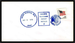 66819 Glen Burnie 2/11/1978 USA Espace Space Exploration Mankind Lettre Cover - United States