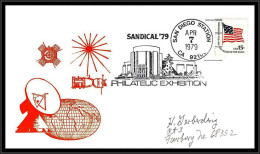 66847 Sandical 79 San Diego Philatelic Exhibition Aerospace Center 7/4/1979 USA Espace Space Lettre Cover - Etats-Unis