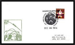 66838 Los Angeles 30/12/1979 Olympics Via Satellite Jeux Olympiques (olympic Games) USA Espace Space Lettre Cover - Etats-Unis