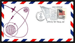66792 Orcopex Movin The Mails 3 5/7/1980 USA Espace Space Lettre Cover - United States