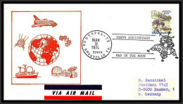 66757 Westopex 79 10th Anniversary Of Apollo 11 2/3/1979 Knoxville USA Espace Space Lettre Cover - USA