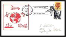 66759 Westopex 79 10th Anniversary Of Apollo 11 2/3/1979 Knoxville USA Espace Space Lettre Cover - United States