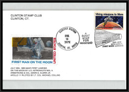 66766 Clintpex 10th Anniversary Of Apollo 11 18/2/1979 USA Espace Space Lettre Cover - Etats-Unis