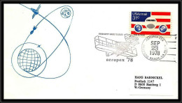 66739 Kitty Hawk To Mars Aeropex 78 23/9/1978 USA Espace Space Lettre Cover - USA