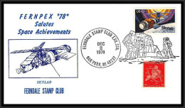 66707 Skylab Fernpex 2/12/1978 USA Oak Park Espace Salutes Space Achievements Lettre Cover - USA