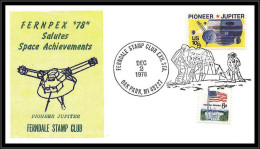 66708 Pioneer Jupiter Fernpex 2/12/1978 USA Oak Park Espace Salutes Space Achievements USA Espace Space Lettre Cover - Etats-Unis