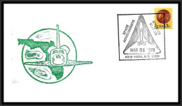 66665 Space Achievements Interpex Station New York 31/3/1978 USA Espace Lettre Cover - USA