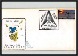 66687 Space Shuttle Achievements Interpex Station New York 1/4/1978 USA Espace Space Lettre Cover - Etats-Unis