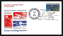 66641 Viking Mars Lander Chicago 1/5/1976 USA Franklin Wright Espace Space Lettre Cover - Etats-Unis