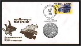 66593 Apollo Soyuz Sojus Test Project 31/5/1975 San Jose USA Space Space Lettre Cover - Etats-Unis