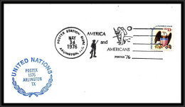 66639 Moon Landing Postex Station Arlington United Nations 14/5/1976 USA Espace Space Lettre Cover - United States