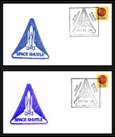 66664 Space Shuttle Achievements Interpex Station New York 31/3/1978 USA Espace Lettre Lot 2 Couleurs Cover - United States