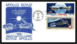 66602 Apollo Soyuz Sojus Test Project 15/7/1975 USA Espace Kennedy Space Center Lettre Cover - United States