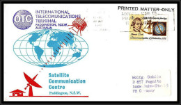 66531 Otc Satellite Paddington 30/7/1973 Australie Australian Antarctic Territory Espace Space Lettre Cover - Ozeanien