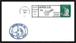 66501 Apollo 14 Shepard Roosa Mitchell 5/2/1971 USA Espace Kennedy Space Center Entier Stationery - Etats-Unis