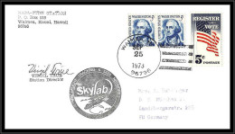 66519 Skylab 3 25/7/1973 Waimea Nasa Stdn Station USA Signé Signed Virgil True Autograph Manuel Espace Space Lettre - United States