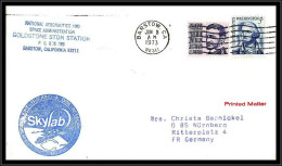 66440 Skylab Barstow Goldstone Station 8/6/1973 USA Espace Space Lettre Cover - United States