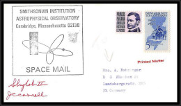 66428 Skylab 2 Smithsonian Cambridge 25/5/1973 USA Signé Signed Autograph Espace Space Lettre Cover - Etats-Unis
