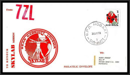 66391 Skylab 3 7zl Hobart 30/7/1973 Autralie Australia Espace Space Lettre Cover - Ozeanien