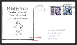 66354 Skylab 3 28/7/1973 BMEWS Ours Bear USA Espace Space Lettre Cover - United States