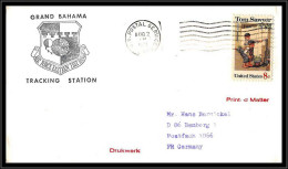 66349 Skylab 2/8/1973 Grand Bahama Tracking Station Tom Sawyer USA Espace Space Lettre Cover - Estados Unidos