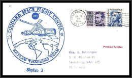 66353 Skylab 3 28/7/1973 Goddard USA Espace Space Flight Center Lettre Cover - Estados Unidos