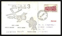 66368 Skylab 3 26/9/1973 Italie Italia Espace Space Lettre Cover - Europa