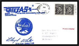 66334 Skylab 3 28/7/1973 Texas USA Espace Space Lettre Cover - USA