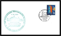 68687 Internationaler Astronautischer Kongress 7/10/1970 Bateaux Ship Kontanz Munchen Allemagne Germany Bund Espace Spac - Europa
