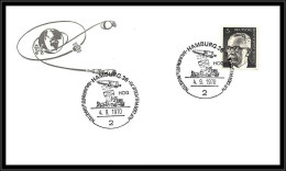 68676 Raumfahrt Raketen 4/9/1970 Hamburg Espace Space Allemagne Germany Bund Lettre Cover - Europa