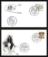 68690 Astrophilatelie Schau 15&16/4/1970 Dortmund Allemagne Germany Bund Lot De 2 Enveloppes Espace Space Lettre Cover - Europa