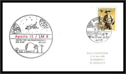 68666 Apollo 12 Lm6 19/11/1969 Bochum Iptt Scouts Espace Space Allemagne Germany Bund Lettre Cover - Europa