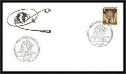 68654 Europaiche 12/11/1968 Bad Godesberg Espace Space Allemagne Germany Bund Lettre Cover - Europa