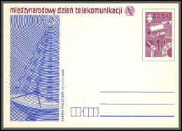 68542b Uit Itu Telecommunications 1977 Neuf Espace Space Pologne Polska Entier Postal Stationery - Europa