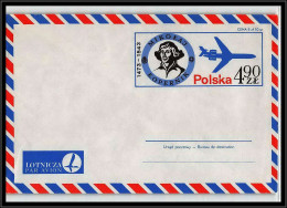 68548 Copernicus Copernic Kopernic 1972 Neuf Espace Space Pologne Polska Entier Postal Par Avion Stationery - Europa