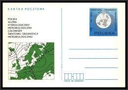 68536 Meteo Meteorologie 1973 Neuf Espace Space Pologne Polska Entier Postal Stationery - Europa