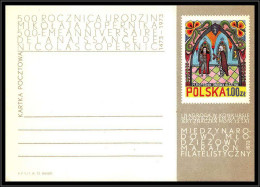 68521 Copernicus Copernic Kopernic 1973 Neuf Espace Space Pologne Polska Entier Postal Stationery - Europa