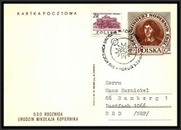 68443 Copernicus Copernic Kopernic 18/2/1973 Pologne Polska Espace Space Entier Stationery - Europe