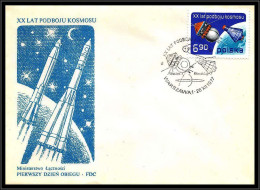 68420 Lat Podboju Kosmosu Wostok Frienship 28/12/1977 Pologne Polska Espace Space Lettre Cover - Europe