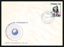 68415 Interkosmos N°2391 Hermaszewski 27/8/1978 Pologne Polska Espace Space Lettre Cover - Europe
