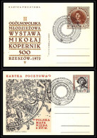 68434 Copernicus Copernic Kopernic 24/9/1972 Pologne Polska Espace Space Entier Stationery - Europe
