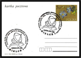 68390 02/06/1986 Kielce Pologne Polska Espace Space Entier Stationery - Europe