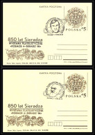 68392 850 Lat Sieradza 18/9/1986 Kosmos Sieradz 86 Pologne Polska Espace Space Lot 2 Entier Stationery - Europe