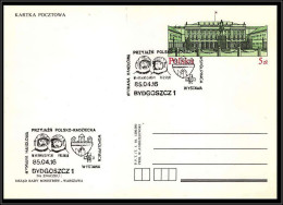 68371 Hermaszewski Klimuk Sozuz 16/4/1985 Pologne Polska Espace Space Entier Stationery - Europe