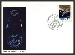 68334 N°1896 Luna 16 20/11/1970 Pologne Polska Espace Space Lettre Cover - Europe